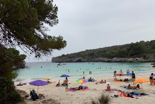 Bañarse en las calas de Menorca